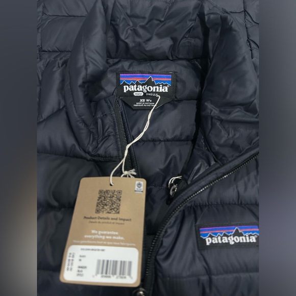 Patagonia Women's XS Down Sweater Vest Puffer Puff Black NWT 800 Fill Insulated - Picture 4 of 9